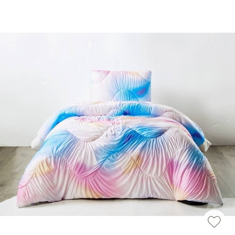 Colorful Tie-Dye Bedding Set Twin